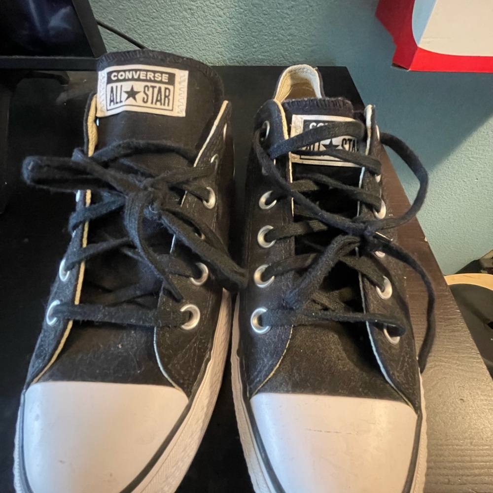 Converse Cream High-Top Sneakers
